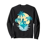 Disney Little Mermaid Island Silhouette Sudadera