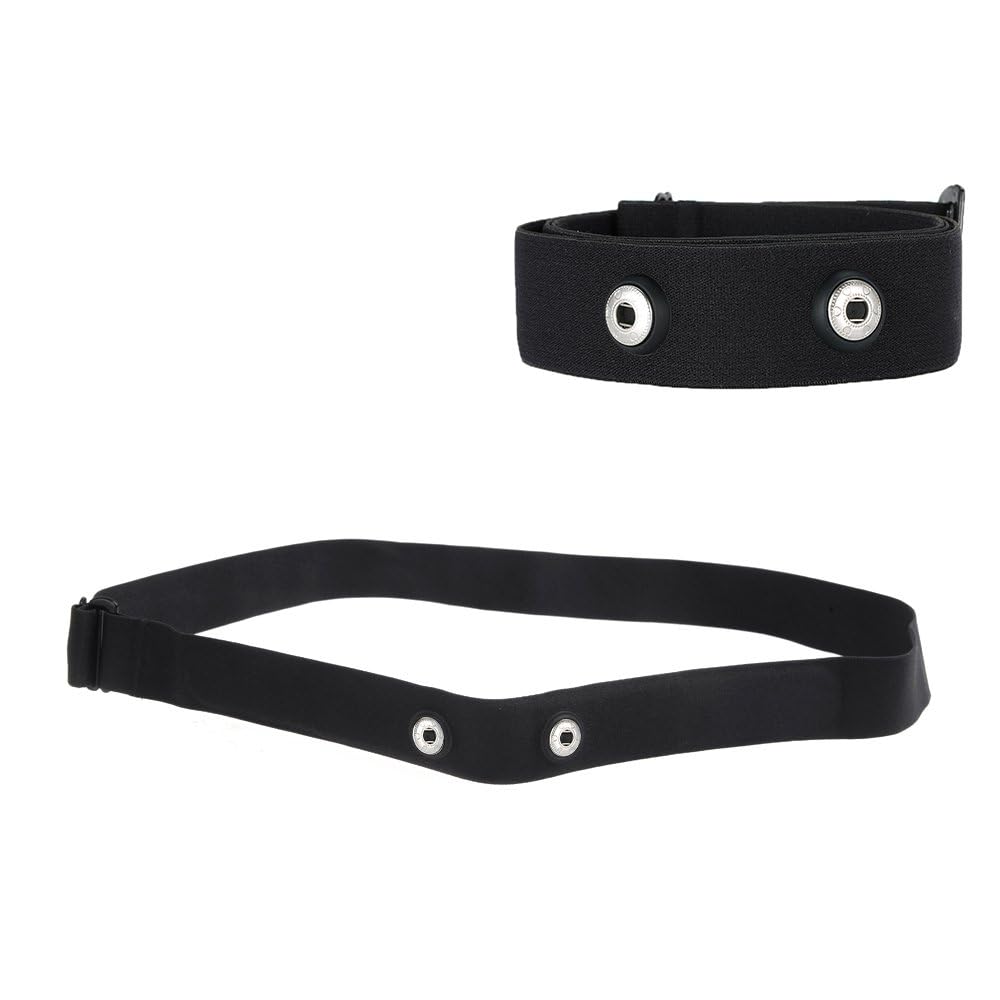 Chest Belt Strap For Polar Wahoo Sports Wireless Heart Rate Monitor, Comfortable Soft Fabric With Adaptive Electrode, Durable Snap Closure
