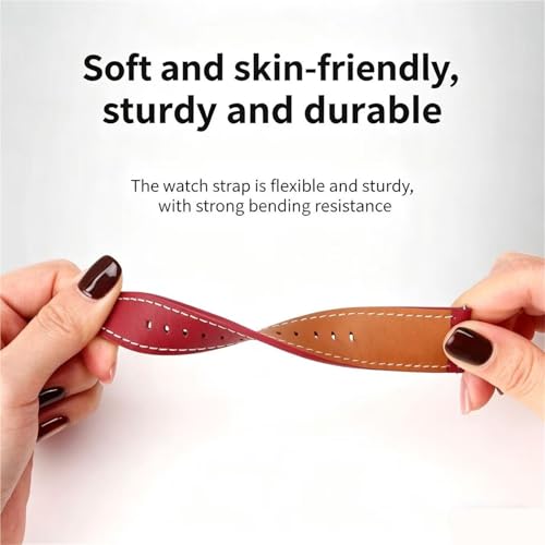 Bracelet de montre en cuir véritable de qualité supérieure - 6