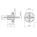 YUHYCOS Industrial Lead Screw Daoluogan 16Pcs/Set T8 Lead Screw Lead 8mm Pitch 2mm 100-1200mm+KP08+Nut Housing+Coupler D19L25+Optical Axis OD8 100-1200mm+SK8+SCS8UU(100mm)