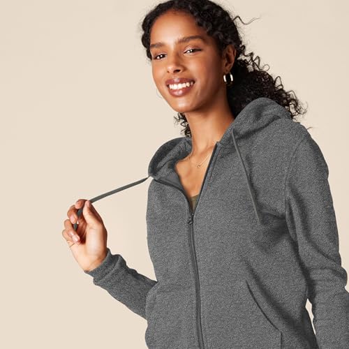 Image of Amazon Essentials Women's Midweight Fleece Full-Zip Hoodie with Drawstring (Available in Plus Size)