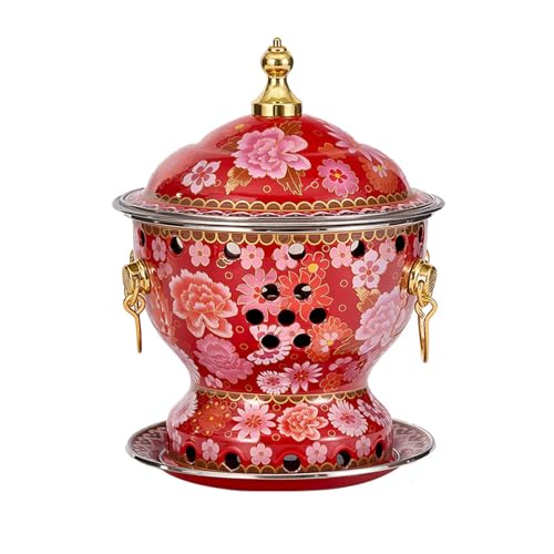 Olla pequeña para fondue de cobre tradicional china miniatura 1