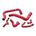 Mishimoto MMHOSE-MUS-86RD Red Ford Mustang Gt/Cobra Silicone Radiator Hose Kit
