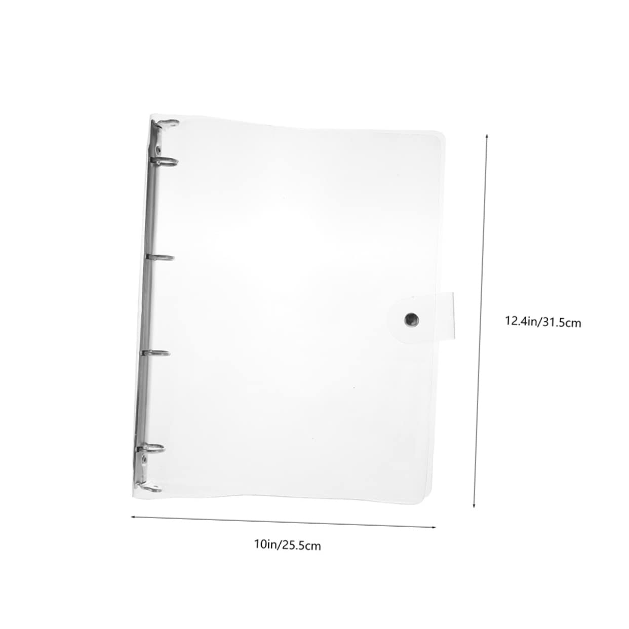 Classeur à Anneaux A4 Portable en Plastique 3 Pièces
