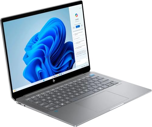 Image of HP 2024 OmniBook Ultra 14 inch 2.2K IPS Touchscreen Laptop 12-Core AMD Ryzen AI 9 HX 375 APU AMD Radeon Graphics 32GB LPDDR5 4TB SSD USB-C w /DP WiFi AX BT Webcam Backlit KB Fingerprint Windows 11 Pro