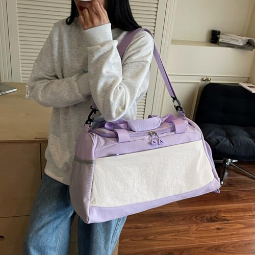 Sac de sport étanche Beauté de masse gris avec compartiment humide - 4
