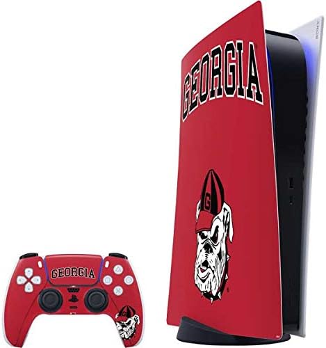 Skinit Decal Gaming Skin Compatible with PS5 Digital Edition Bundle - Officially Licensed University of Georgia Bulldogs Logo Design