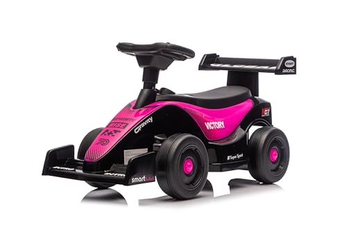 NINODOVAE Rutschauto für Kinder, mit Hupe/Musik, Stauraum,...