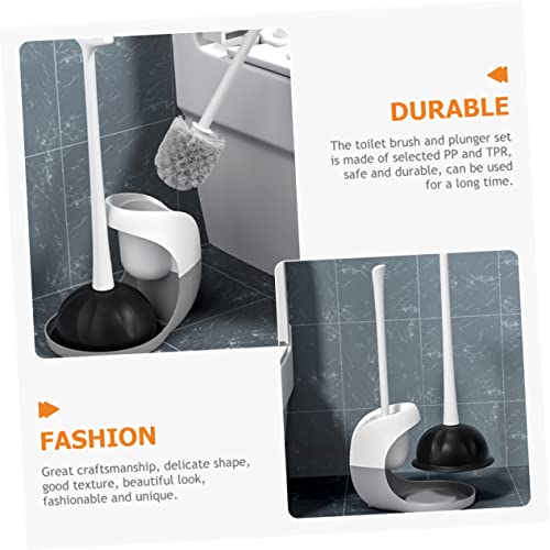 Brosse WC 2 en 1 résout les canalisations bouchées grâce au support piston - 4