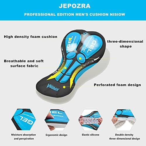 3D Acolchado Bicicleta Ciclismo Ropa Interior Pantalones Cortos Transpirable Ligero Hombres y Mujeres