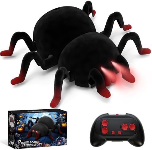 VRG Remote Control Tarantula Indoor Wall Toys, Rechargeable Wall Climbing Spider, Kids Toys for Boys & Girls Ages 3 & Up