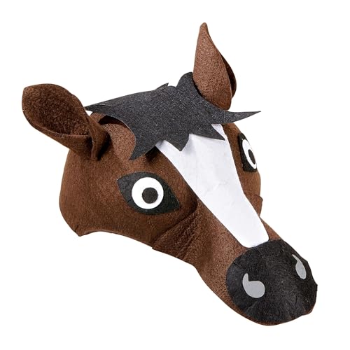 W WIDMANN MILANO Party Fashion - Chapeau animal pour enfants, en feutre, masque, costume d'animal, anniversaire d'enfant, carnaval