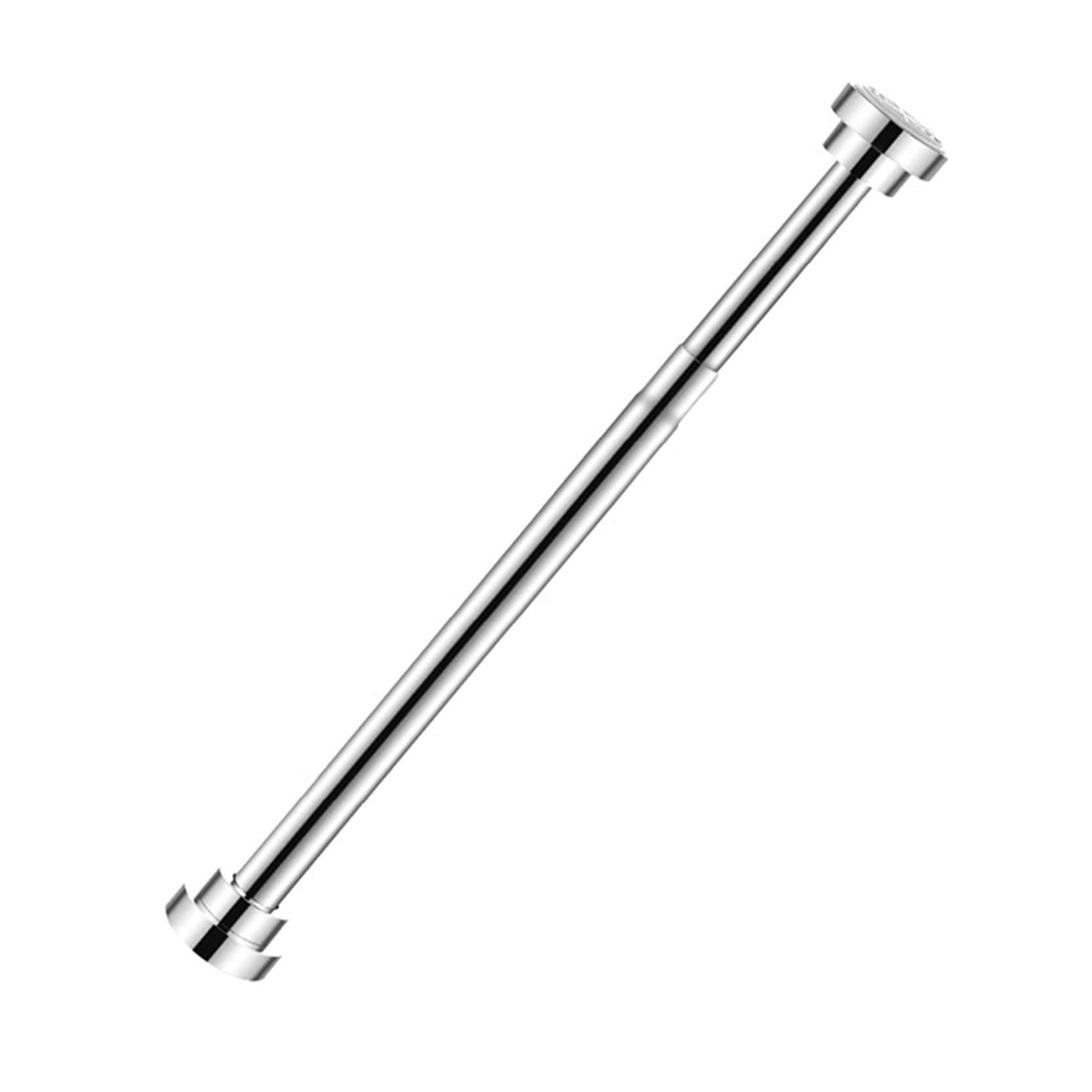 Gardinenstange,ausziehbar Teleskopstange,Spannstange,Duschvorhangstange,Gardinenschiene,Verstellbar, Gefederte Vitragestange,Gardinenschiene Ohne Bohren,für Fenster(Size:55-85cm)