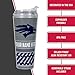 Rico Industries NCAA Nevada-Reno Wolf Pack - UNLV Standard 24oz Personalized Tumbler W/Hinged Lid - Team Colored Travel Tumbler - Keeps Drinks Cold or Hot