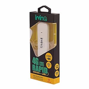 Irvine 4G Modem Dongle LTE with Wi-Fi (White)