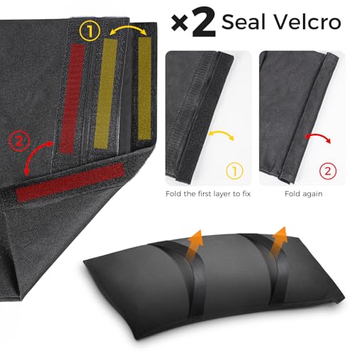 image for Aimosen 100 LBS Umbrella Base Weights Fillable Sandbags, 2 Packs Sand 