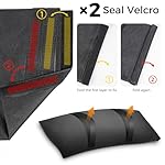 100 LBS Umbrella Base Weight Sandbags, Sand Bags for Weight, 2 Packs Fillable Sandbags for Umbrella Base, Weatherproof Furniture Heavy Duty Weight Bags For Patio Cantilever Umbrella Trampoline Garden - Image 5