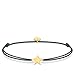 Produktbild Thomas Sabo Damen-Armband Little Secret Stern 925 Sterling Silber gelbgold vergoldet Grau LS034-898-10-L20v