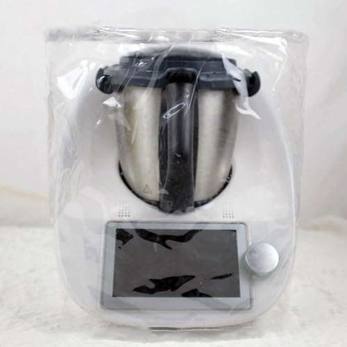 FUANA Funda para Thermomix TM5, TM6, TM7 - Protector de PVC transparente a prueba de aceite y polvo con ajuste a medida para modelos estándar y de vapor