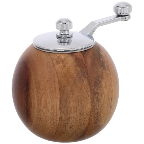 Mini broyeur à grains portable avec boule ronde en bois de haute qualité