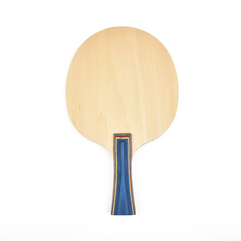 Plaque inférieure ping-pong bois 5 plis raquette tennis de table longue poignée