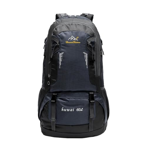 Wasserblasen-Rucksack, Outdoor-Rucksack, große Kapazität, 60 l, Wandertasche, High School, Studenten, Schultasche, Freizeittasche, Tagestasche, Rucksack für Damen, Bu2, Einheitsgröße