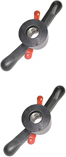 FAVOMOTO 2 Peças Acessórios De Pneu De Carro Balanceador De Porca De Pneu De Carro Ferramenta De Troca De Pneu De Liberação Rápida Porca De Cubo Máquina Trocador De Pneus Meia Porca De