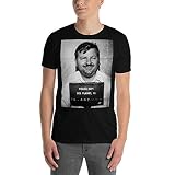 John Wayne Gacy Mug Shot 1980 Black and White Short-Sleeve Unisex T-Shirt