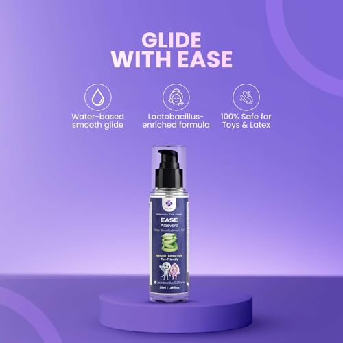 Image of My Soul Aloe Vera Intimate Water-Based Lubricant with Green Tea, Lactobacillus, D-Mannose & Cranberry | Smooth & Gentle Personal Lubricant | 50ml