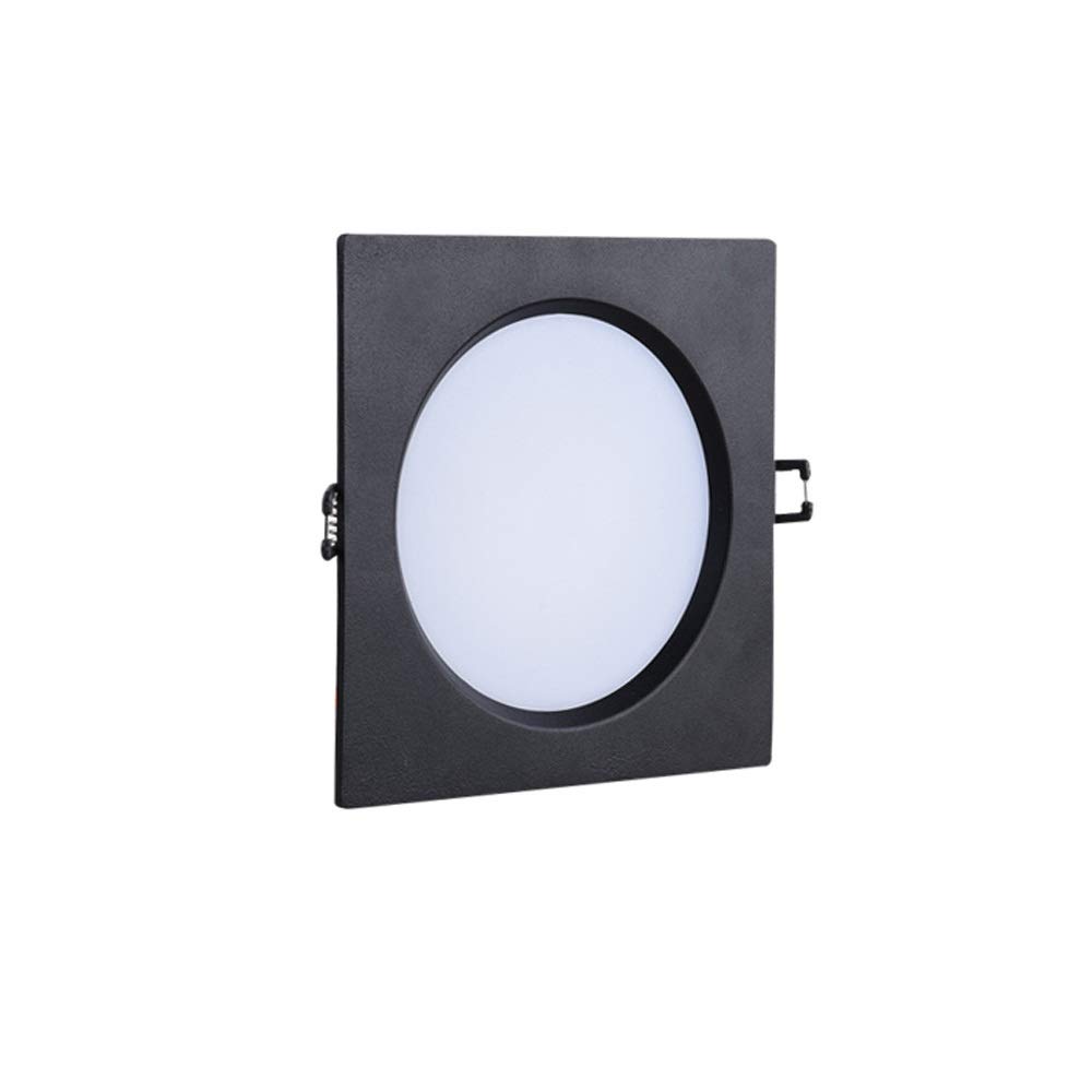 Panel de Rejilla LED para Techo, diseño Cuadrado único, luz empotrada, Profesional, de Aluminio, para Ventanas, exposiciones, galerías, hoteles, Foco Integrado, hogar, Comercial, Reflector Multiusos