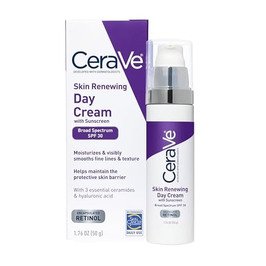 CeraVe Anti-Aging Face Cream SPF 30 | Anti-Wrinkle Retinol Cream with Hyaluronic Acid and Ceramides | 1.76 oz