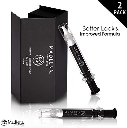 Premium Botox Alternative Anti-Aging Wrinkle Filler Cream, Instant Smoothing of Lines/Textures, Reduces Puffy Eyes, Fades Dark Circles (2 Pack)