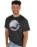 Blue 84 Men's TCU Horned Frogs T-Shirt Vintage Cap Dark Heather, Dark Grey, XX-Large