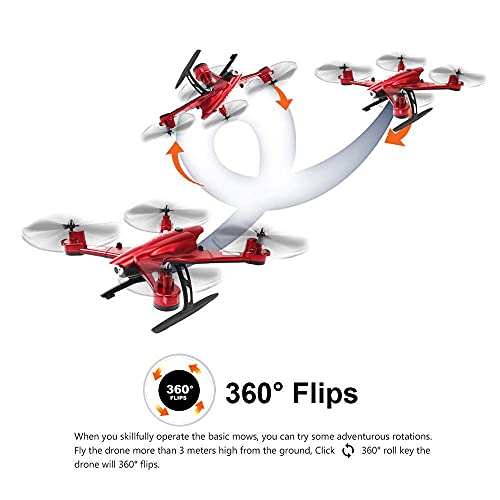 Avión teledirigido aéreo con cámara WiFi FPV HD y batería modular 5
