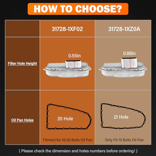 image for Yinlowa Automatic Transmission Filter CVT Oil Cooler Filter Oil Pan Ga