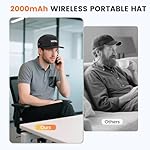 Red Light Therapy for Hair Growth: Cordless Red Light Heating Cap with 2000mAh Rechargeable Battery, Portable Care Tool for Home Use for Men & Women - Image 5