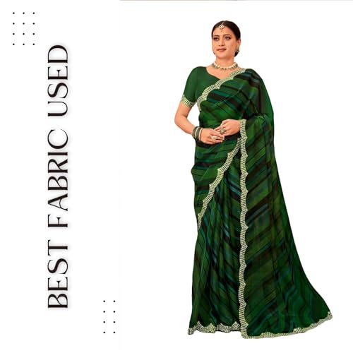 Laxmipati Sarees green organza silk saree in organza silk – image 2