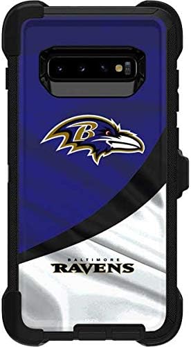 Skinit Decal Skin Compatible with OtterBox Defender Galaxy S10 - Officially Licensed NFL Baltimore Ravens Design