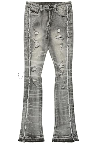 Men's Rugged Stacked Flare Jean2