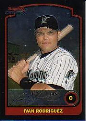 2003 Bowman Chrome #77 Ivan Rodriguez - Florida Marlins