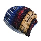 Diseño de parte superior abierta en espiral: cuenta con una elegante apertura en espiral en la corona, se adapta fácilmente a una cola de caballo sin interrumpir tu peinado. Este versátil gorro de calavera con estampado de cabina de teléfono británico se transforma en una polaina para el cuello, bufanda o cuello, doblándose como un accesorio de moda funcional para el uso diario o viajes