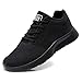 Axcone Homme Femme Running Baskets Chaussures Outdoor Running Gym Fitness Sport Sneakers Style Multicolore Respirante 36-47EU, Noir, 44 EU