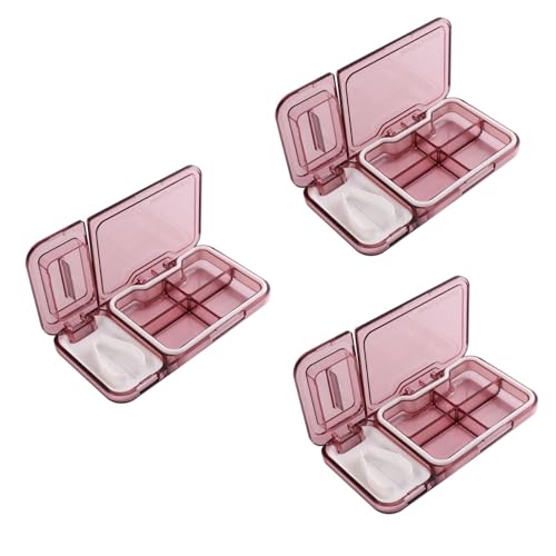 Pill cutter Healvian séparateur précis de médicaments et organiseur portable de poche