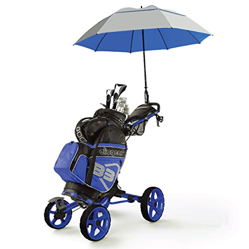 Suntek 68” Golf Umbrella, Windproof & Waterproof Umbrellas With Vented Double Oversize Golf Canopy, Reflective Uv Protection, Large Umbrella For Golf, Sport & Travel (Silver/Blue) #TOP3