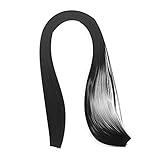 ODETOJOY quillingstreifen 5 mm Quilling streifen schwarz 5mm papierstreifen quilling papier 5mm schwarz-520mm länge 120 Stücke 120gsm quilling paper