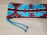 Native American Flute Bag - Aztec Heavy Fleece - handmade