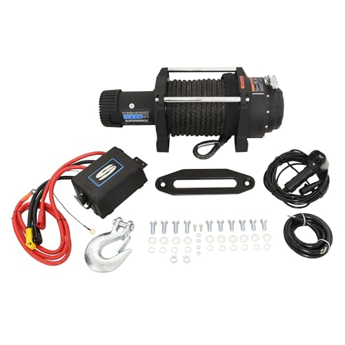 Superwinch Tiger Shark 18000SR Winch 24V 18000lb miniatura 4