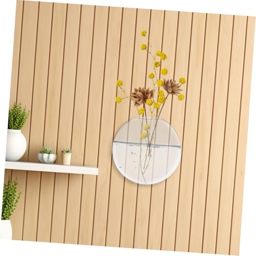 Macetero de pared florero de pared transparente juego de hidroponía 5