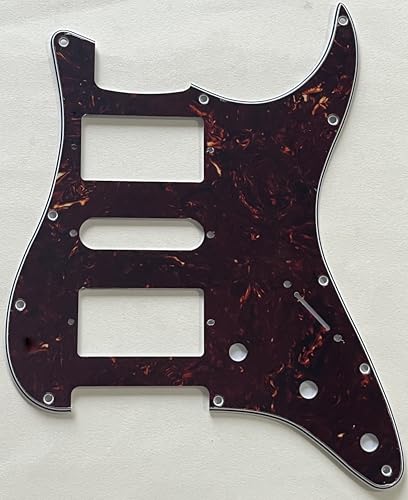 Pickguard Fit Fender US Stratocaster HSH 11 �X�N�����[�z�[���X�^�C���M�^�[(4�w�u���E���g�[�^�X)