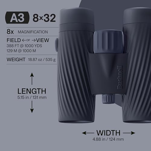 Binoculares Compactos Bushnell A3 8x32 Waterproof miniatura 2